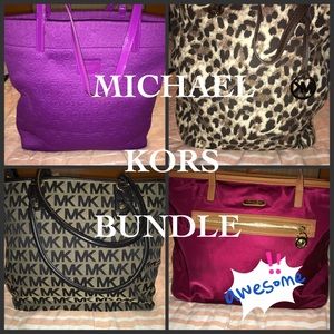 BUNDLE Michael kors (4) HANDBAGS 🚫Trades. Firm